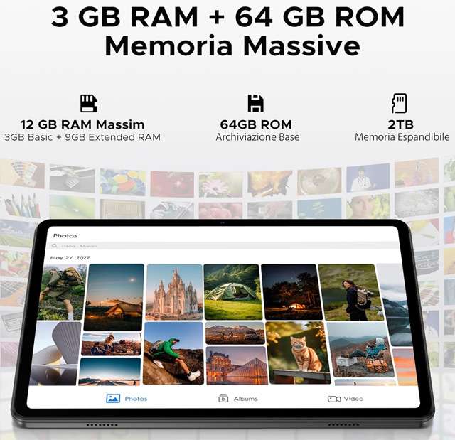 Le caratteristiche del tablet DOOGEE Tab A9