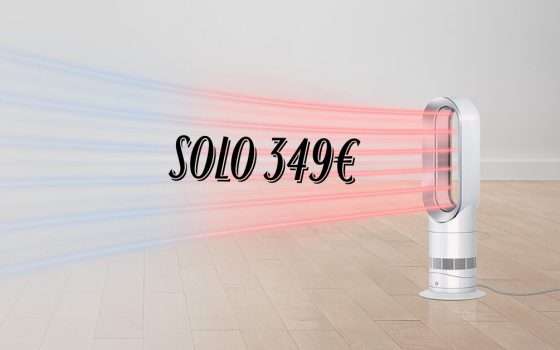 Dyson Hot+Cool AM09 a soli 349€: un solo dispositivo per riscaldare e rinfrescare tutto l’anno