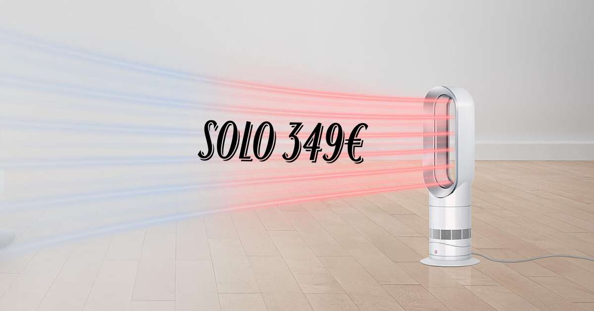Dyson Hot+Cool AM09 a soli 349€: un solo dispositivo per riscaldare e rinfrescare tutto l’anno