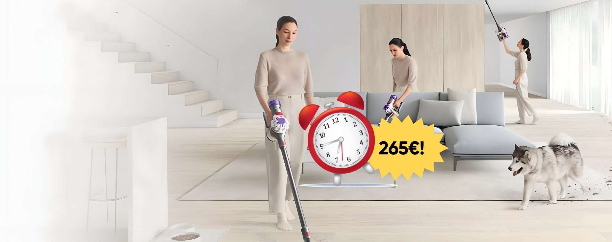 Dyson V8 Advanced scende a 265€, ma per poco tempo su eBay