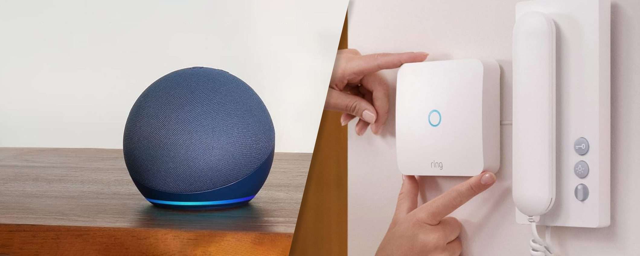 Echo Dot+Ring Intercom: è crollato il prezzo del bundle