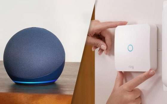 Echo Dot+Ring Intercom: è crollato il prezzo del bundle