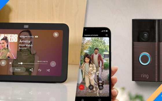 Affare in bundle: Echo Show 8 e Ring Battery Video Doorbell
