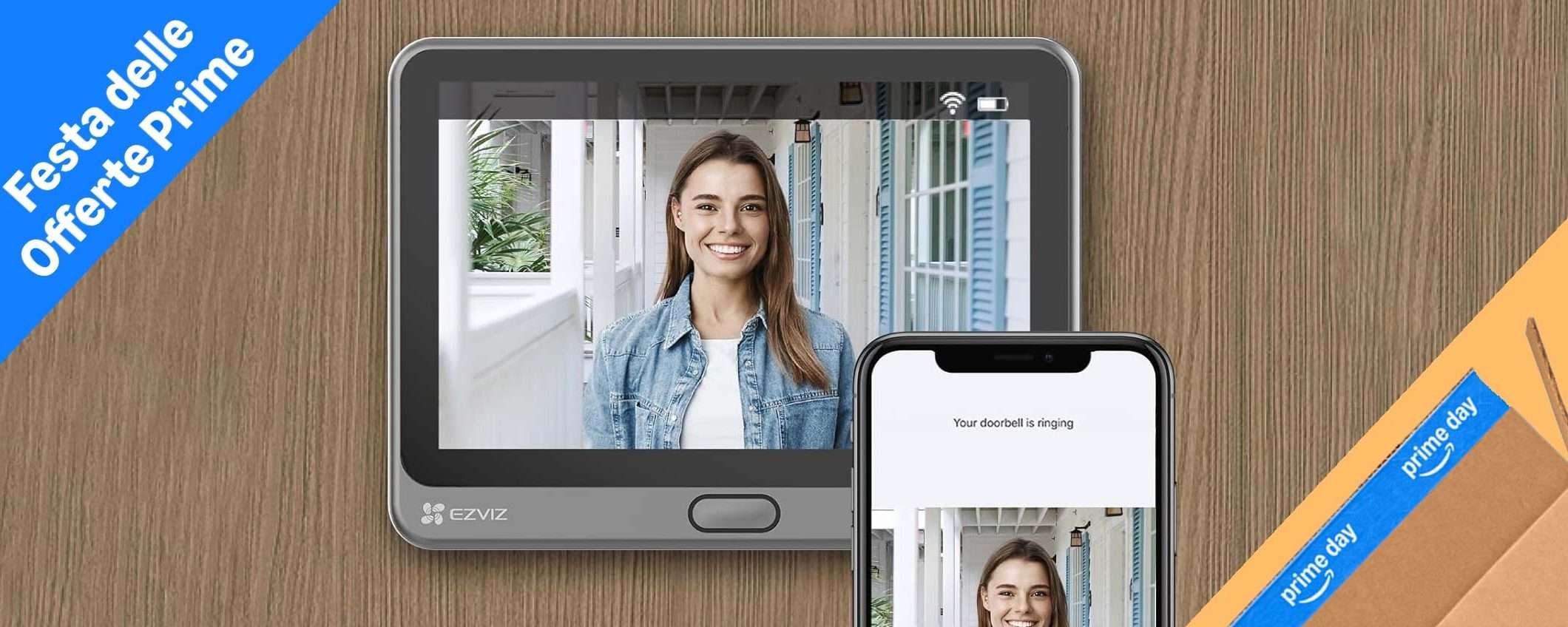 Spioncino digitale EZVIZ CP4 al minimo storico nell'evento Amazon
