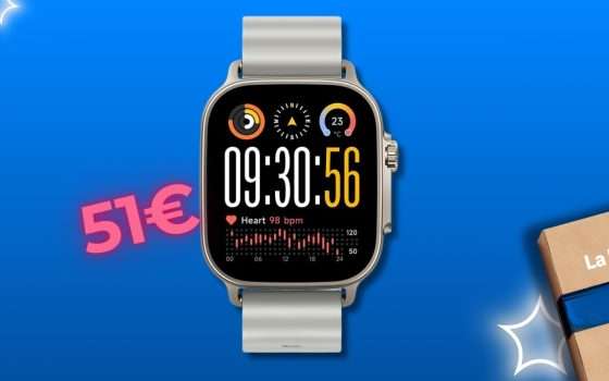 Realme Watch 5 crolla di prezzo grazie alla festa Prime: affare da 51€