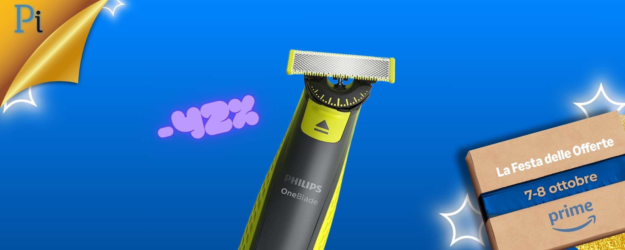 Philips OneBlade 360 con kit completo? Star della Festa delle Offerte Prime