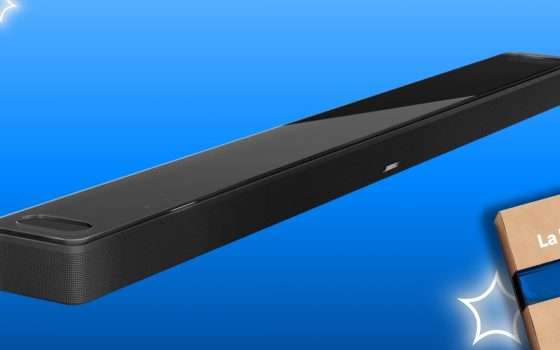 Bose Smart Ultra Soundbar rende l'audio un'esperienza, minimo storico Amazon