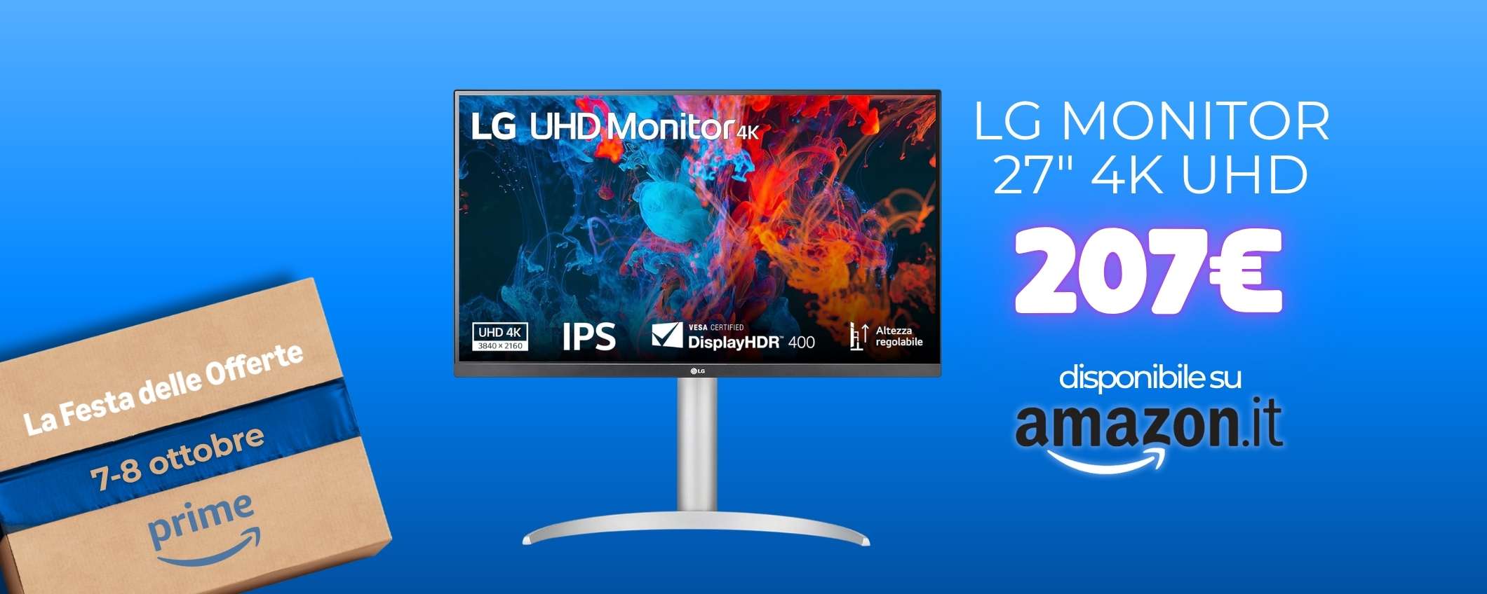 Ultima chiamata: se vuoi questo monitor LG 27″ 4K scontato, fai presto