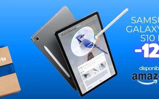 Quasi 100€ di sconto per l'avanzato Samsung Galaxy Tab S10 FE, Amazon
