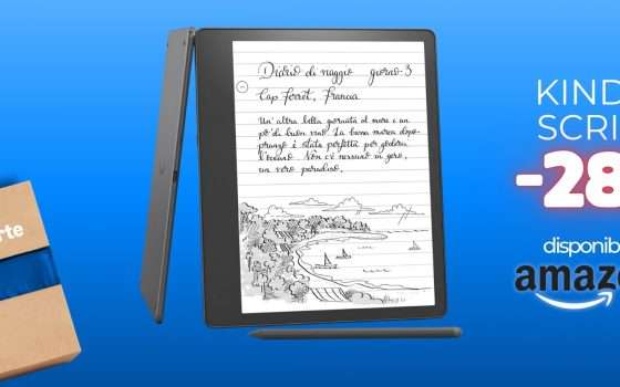 Kindle Scribe non solo lettura ma anche scrittura in digitale: sconto 105€