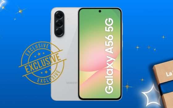 Samsung Galaxy A56 5G è esclusiva Amazon con funzioni AI e 256GB di memoria