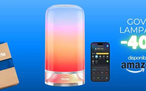 Effetto nostalgico Lava Lamp sul comodino con questa lampada Govee -40%