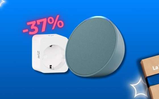 Echo Pop + Presa smart rendono casa innovativa, prezzo affare Prime