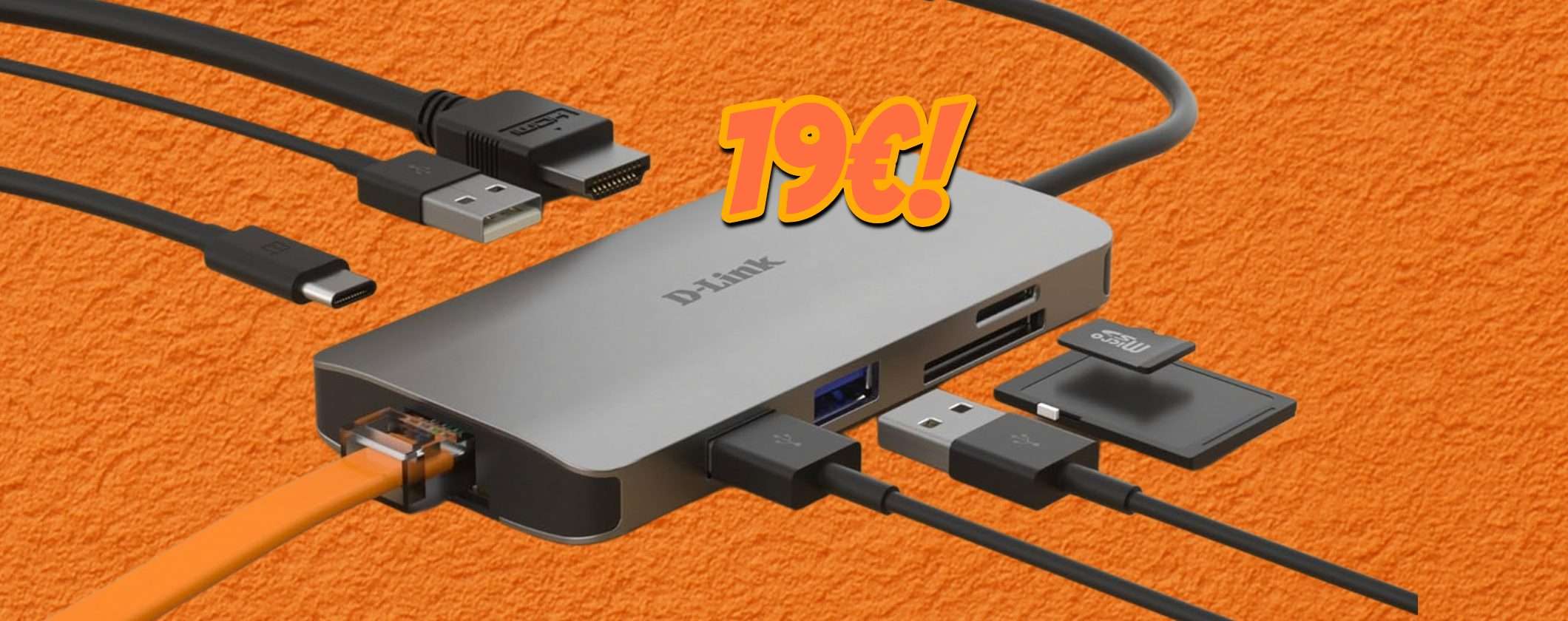 Festa delle Offerte Prime: l’hub D-Link 8 in 1 cala a 19€, corri subito!