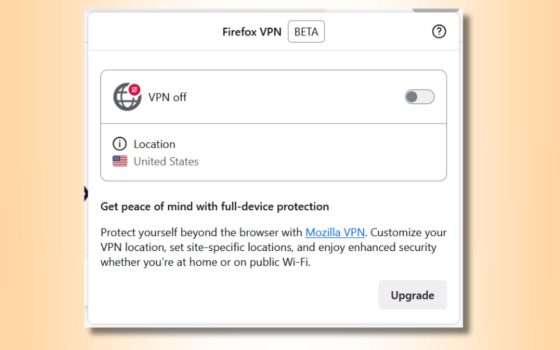 Mozilla Firefox lancia VPN integrata e gratuita: come funziona