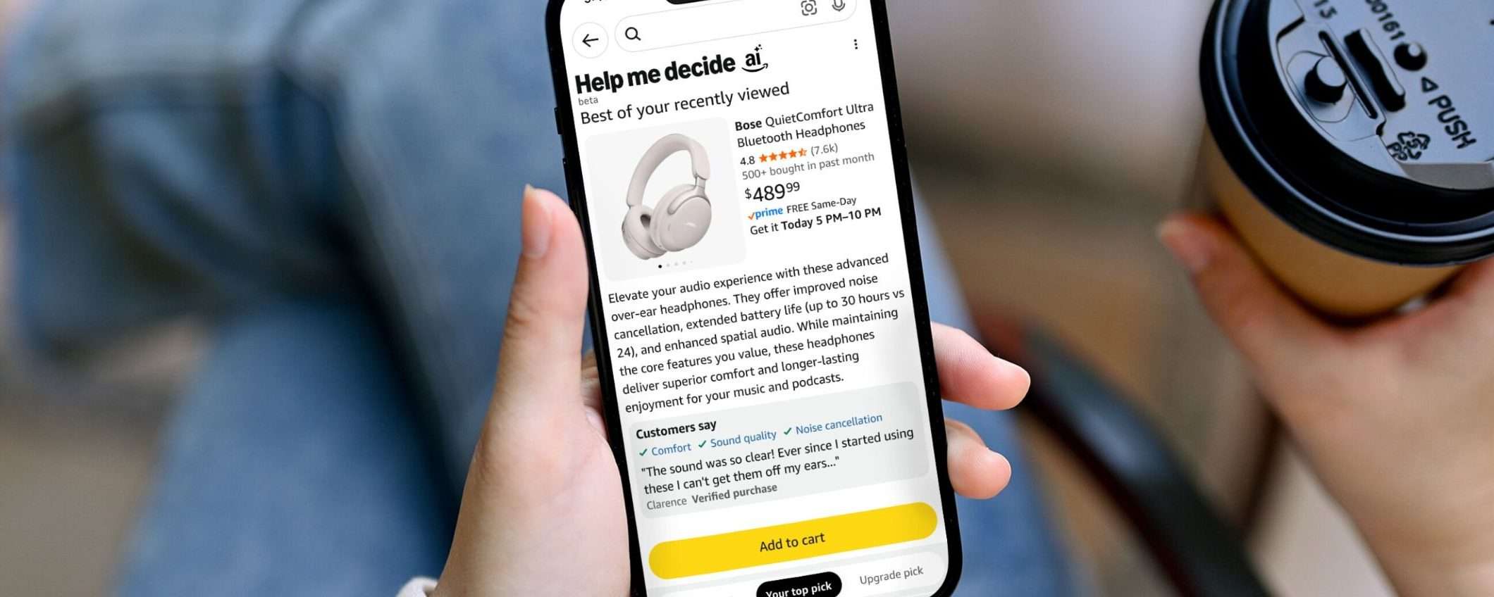 Amazon lancia Help Me Decide, l'AI che consiglia cosa comprare