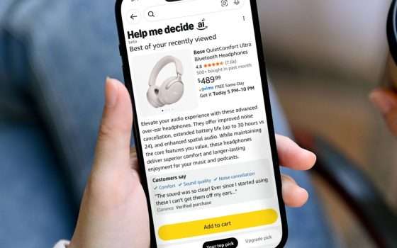 Amazon lancia Help Me Decide, l'AI che consiglia cosa comprare