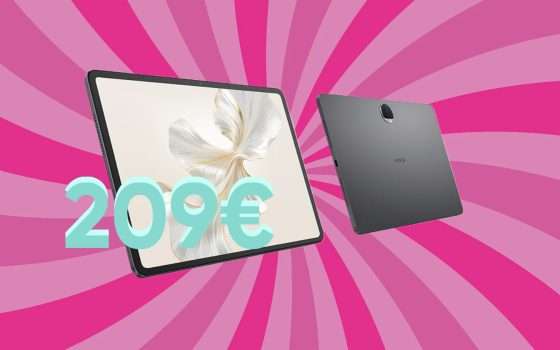 HONOR Pad 9 a soli 209€ su Amazon: 8 altoparlanti e mega display da 12