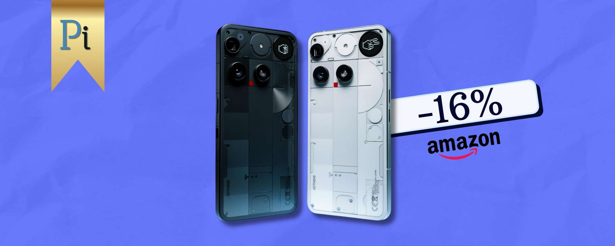 Nothing Phone (3) porta il futuro tra le tue mani, 12+256GB in sconto Amazon