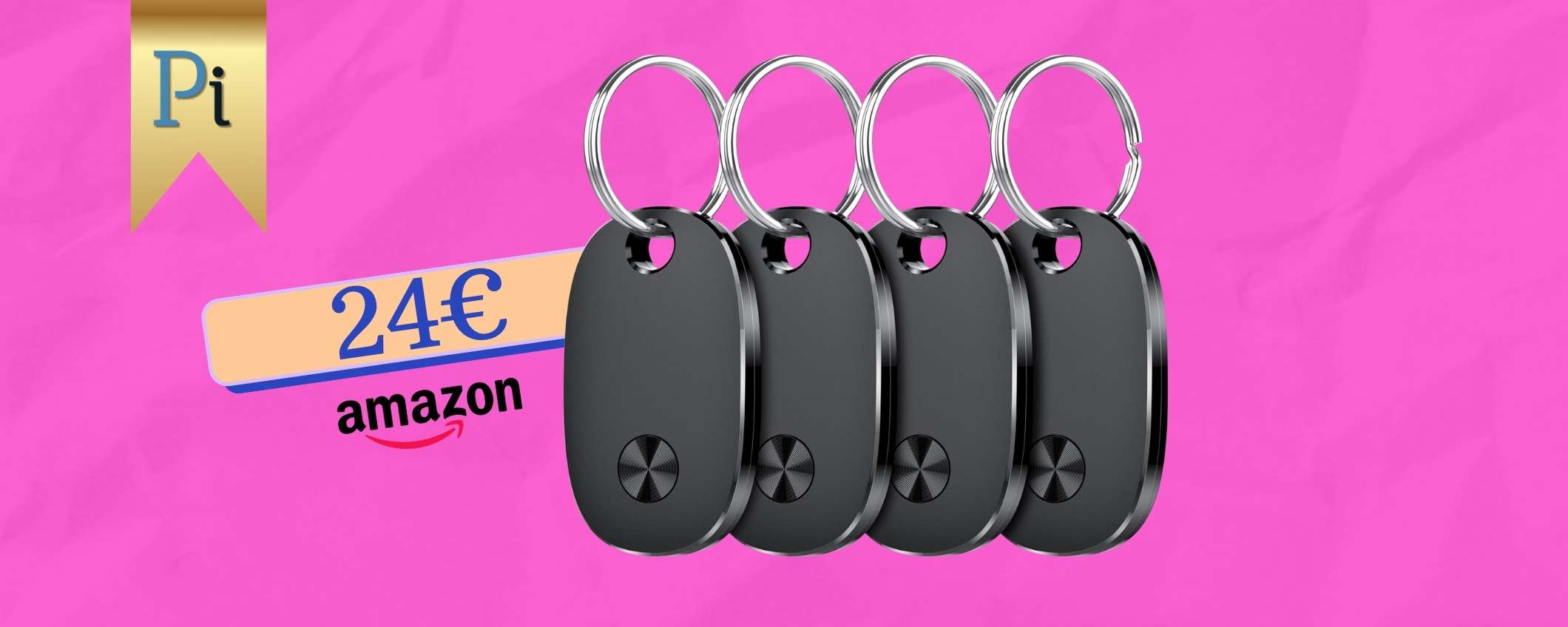 Impossibile perdere qualcosa con 4 Air Tracker Tag a 6€ l'uno, strepitosi