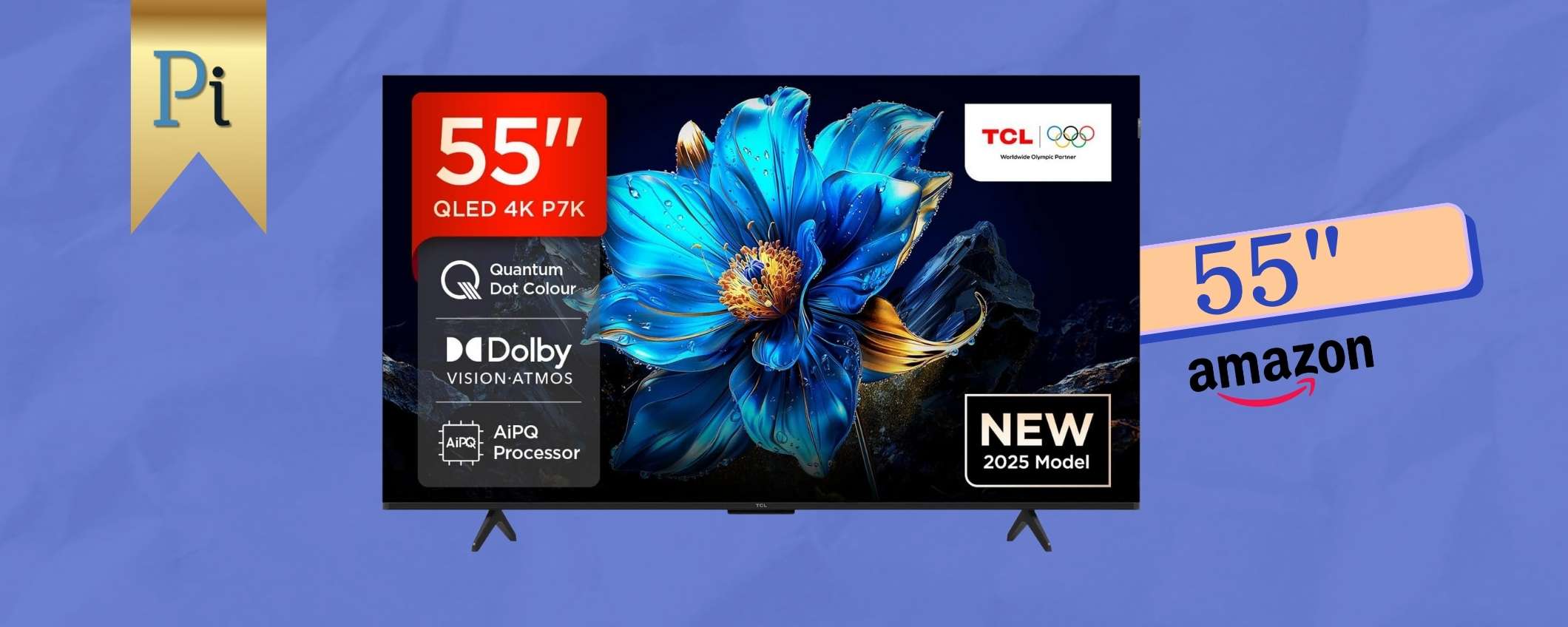 Meno di 400€ per la smart TV 55
