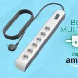 Neanche 15€ per la multipresa 6in1 che protegge i tuoi dispositivi, Amazon