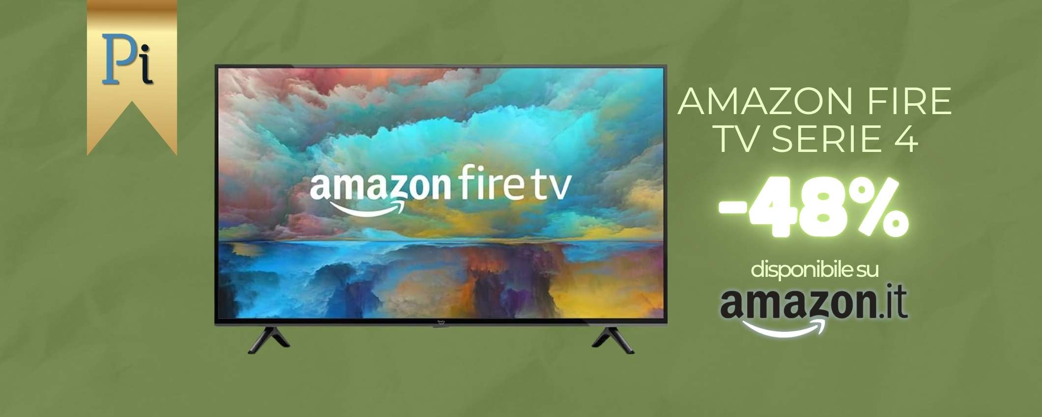 FUORI TUTTO per la Amazon Fire TV Serie 4, qualità 4K e 43″ a prezzo mini