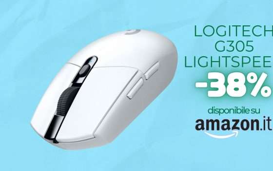 Prestazioni da PRO gamer con Logitech G305 LIGHTSPEED, -38%