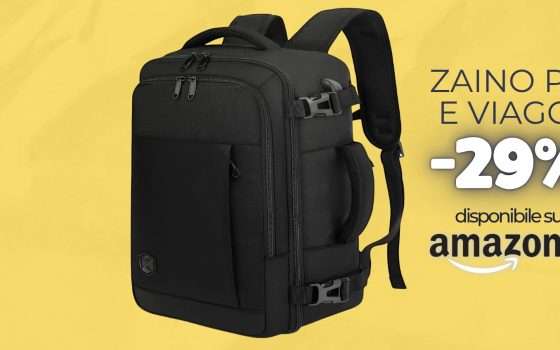 Zaino imbattibile: con tasca Laptop per spostarti e viaggiare in aereo