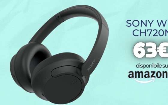 Sony WH-CH720N tra le migliori cuffie Bluetooth: tris in sconto