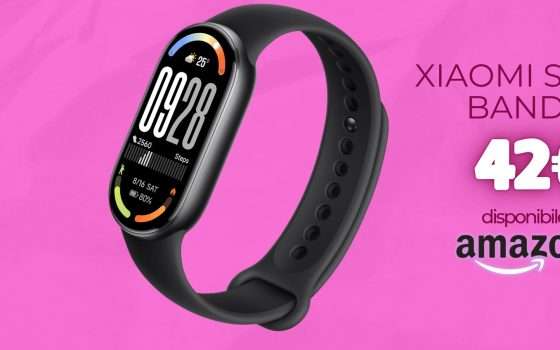 Offerta LAMPO per Xiaomi Smart Band 10, 42€ per un polso tech