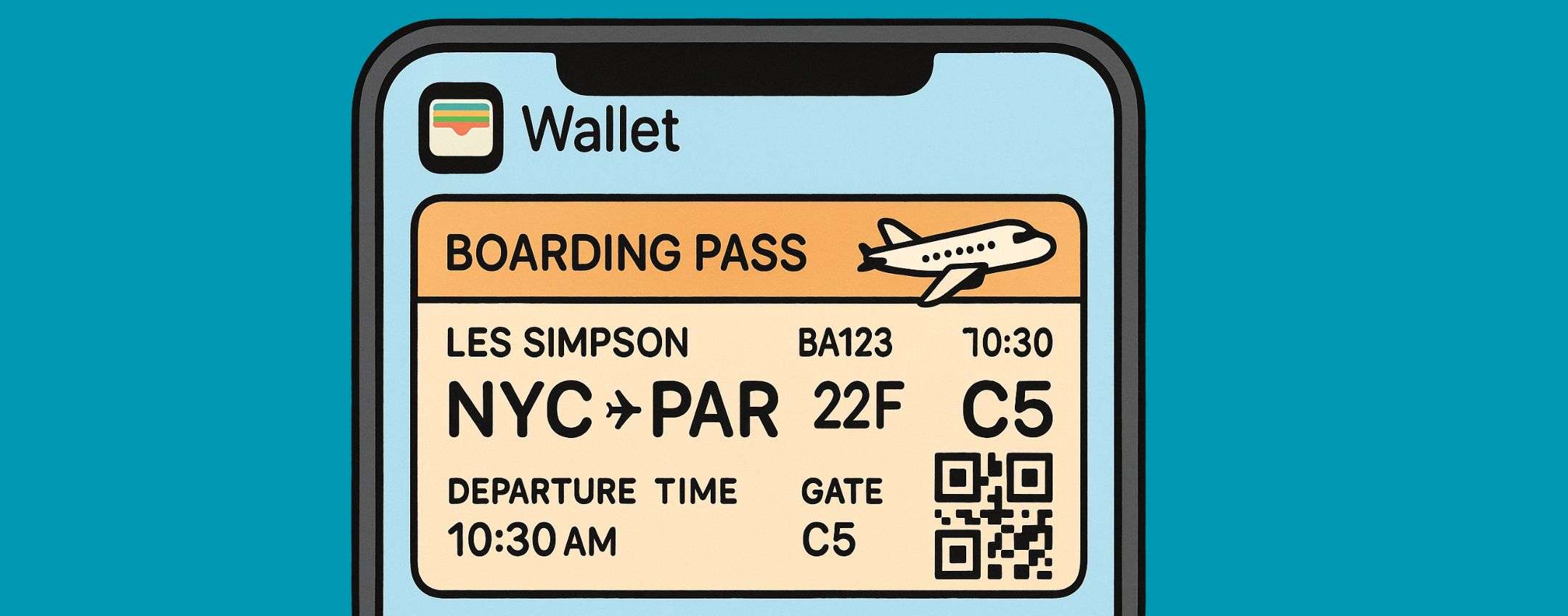 iOS 26, carte d’imbarco mostrano gate, bagagli e mappe aeroporto