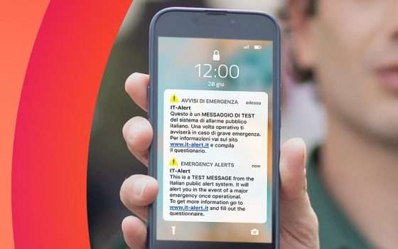 IT-alert: oggi il test per l'incidente industriale