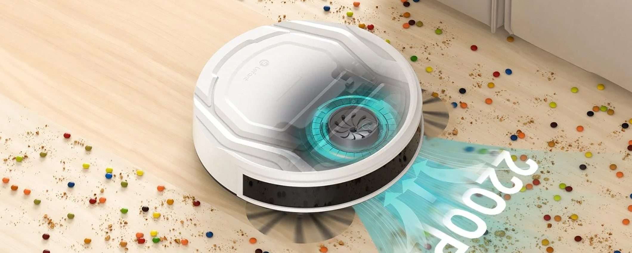 Casa pulita con Lefant M210: robot aspirapolvere in doppio sconto