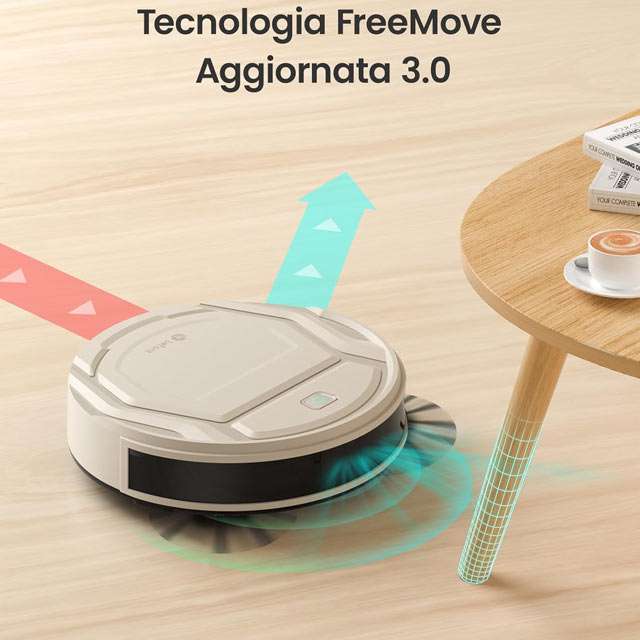 La tecnologia FreeMove 3.0 del robot aspirapolvere Lefant M210