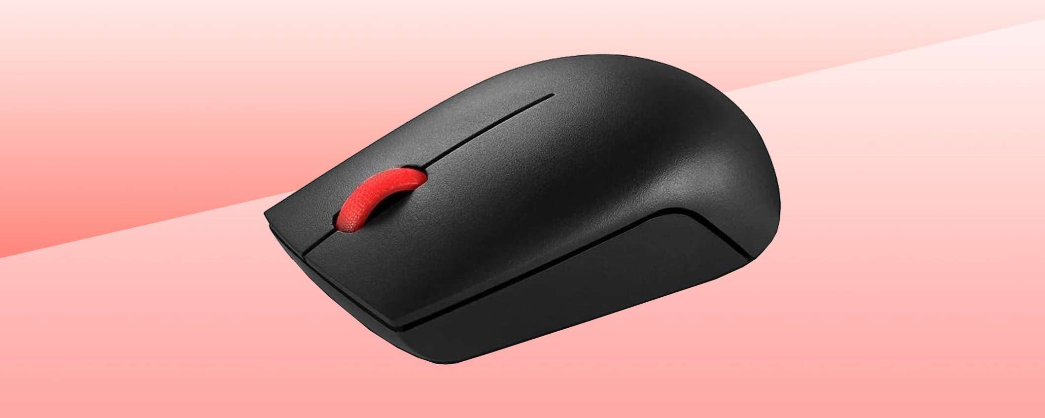 Vuoi un mouse wireless compatto? C'è quello Lenovo in sconto