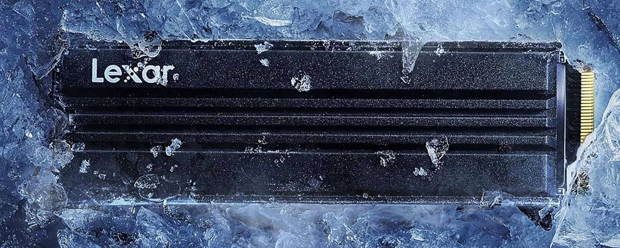 SSD Lexar da 2 TB con dissipatore (PC/PS5) in sconto: il coupon