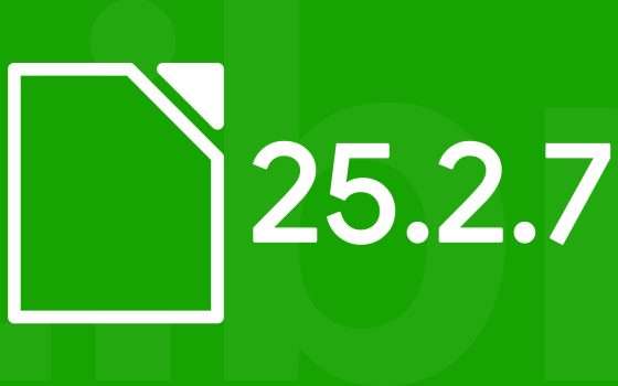LibreOffice 25.2.7 è disponibile per il download