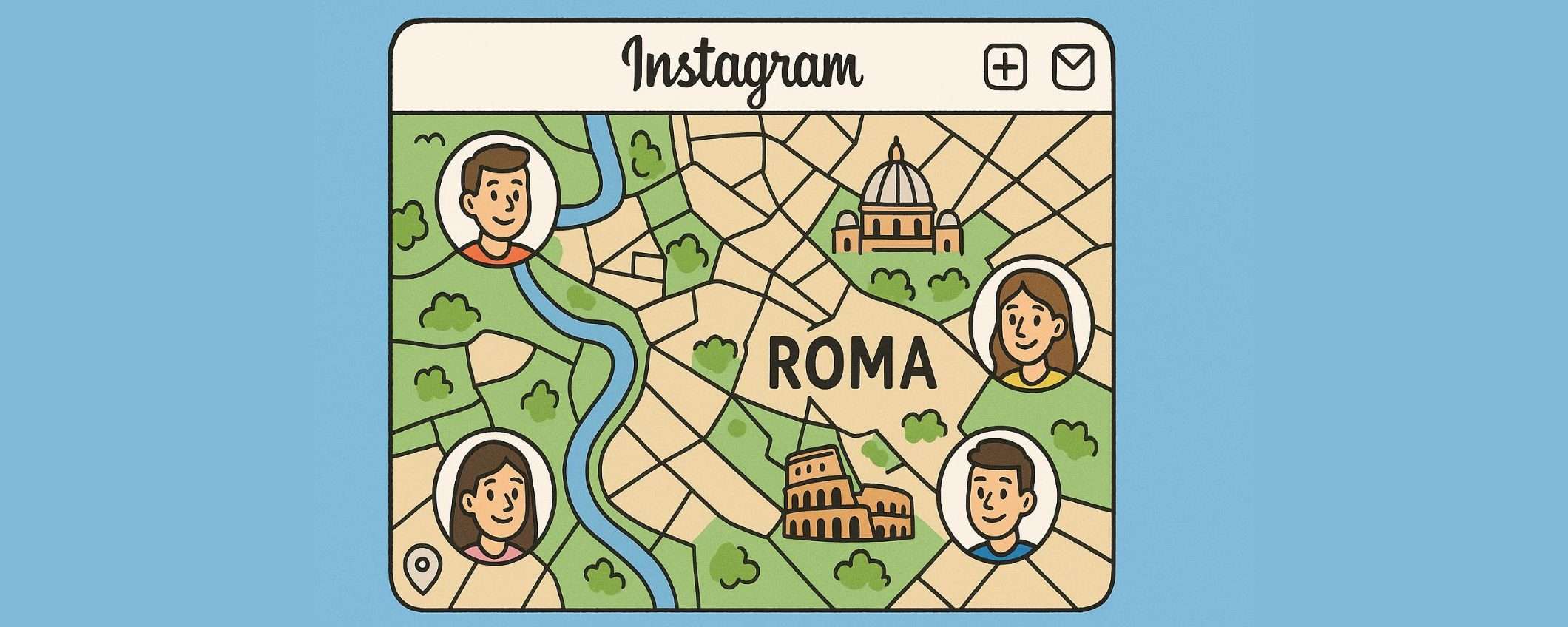 Instagram lancia la Mappa degli amici in Italia: come funziona