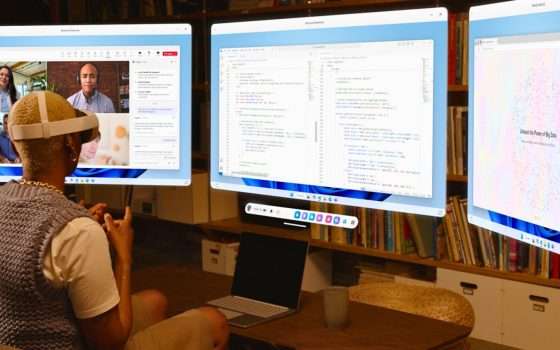 Meta Quest si collega al PC Windows, monitor virtuali fluttuanti
