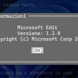 Microsoft Edit, l'editor di testo semplice che mancava a Windows 11