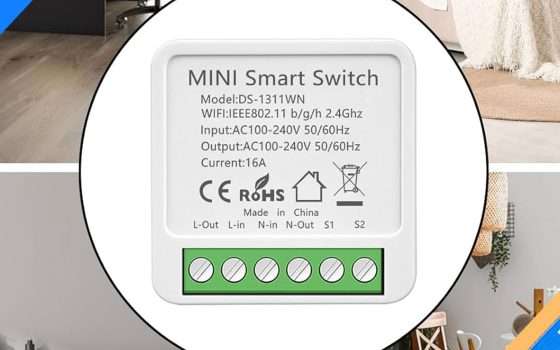 Interruttore smart Wi-Fi con Alexa in sconto a soli 7,55 euro