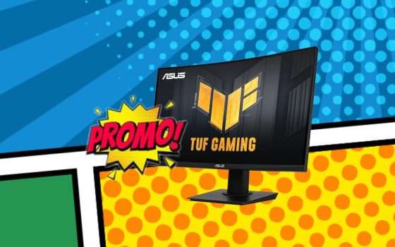Monitor Gaming Curvo ASUS TUF a soli 99€: un affare imperdibile su Amazon