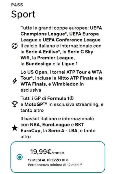 pass sport now 19,99 euro