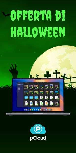 pcloud offerta halloween