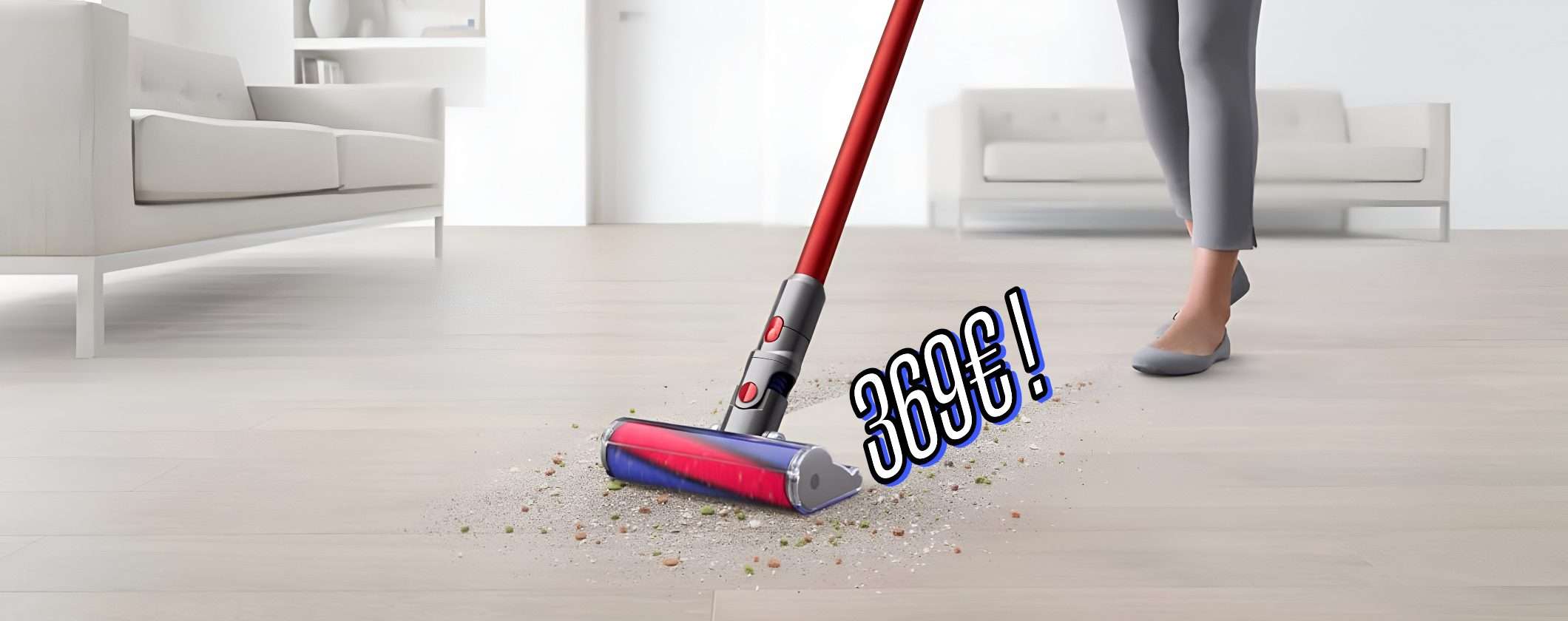 Potenza Dyson a prezzo mini: V11 Fluffy a 363€ e le recensioni lo adorano