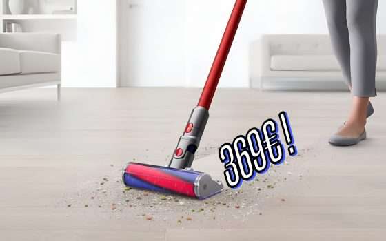 Potenza Dyson a prezzo mini: V11 Fluffy a 363€ e le recensioni lo adorano