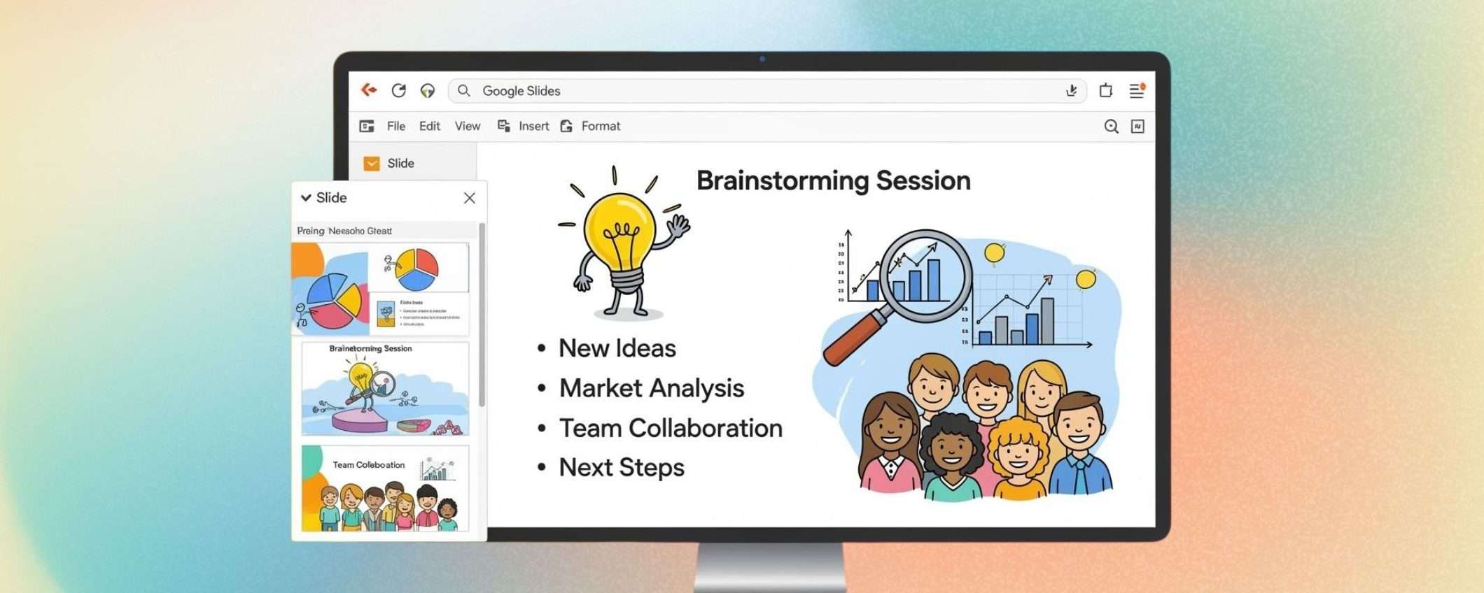 Gemini Canvas crea presentazioni Google con un prompt