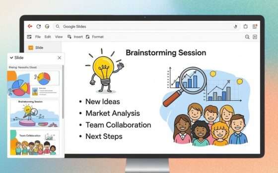 Gemini Canvas crea presentazioni Google con un prompt