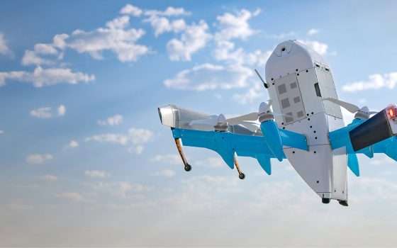 Incidente in volo: crash per due droni Amazon Prime Air (update)